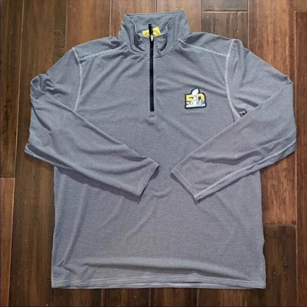 Super Bowl 50 Half Zip Light Jacket